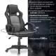 Игровое кресло  "Rider Plus EX-544" КОМФОРТ, экокожа, черное/серое, 531582. Фото товара с разных ракурсов.