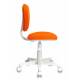 Кресло детское Бюрократ CH-W204NX/ORANGE оранжевый TW-96-1 (пластик белый). Фото товара с разных ракурсов.